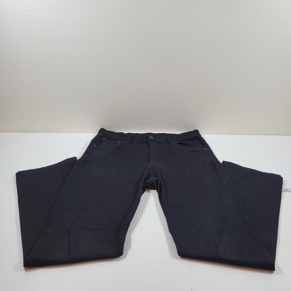 Citizens of Humanity Sid Straight Leg Jeans Women 34 Black Excellent Stretch